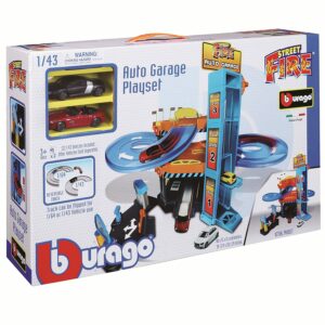 Street Fire Auto Garage Play Set 1/43 Bburago