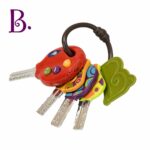 B. toys Toy Car Keys 3 Sounds & Flashlight – LucKeys Red