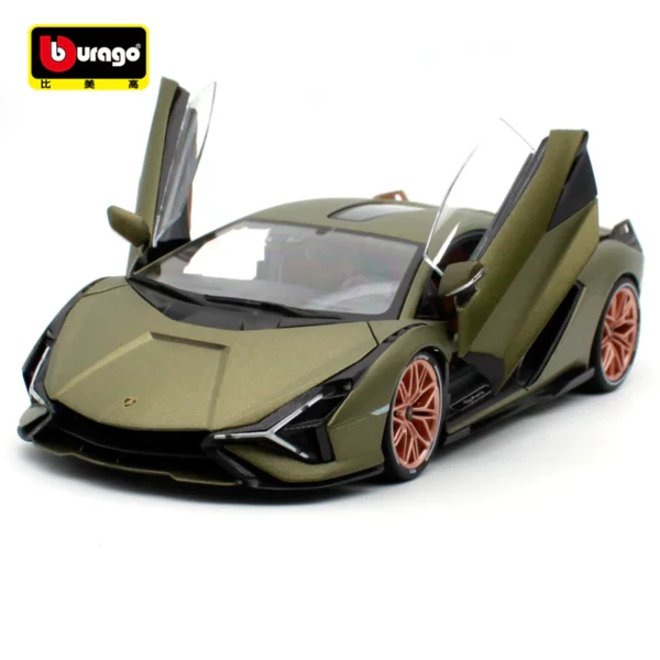Bburago 1 18 lamborghini Sian FKP 37 sports car diecast shape car Collect toy car new Le3ab Store