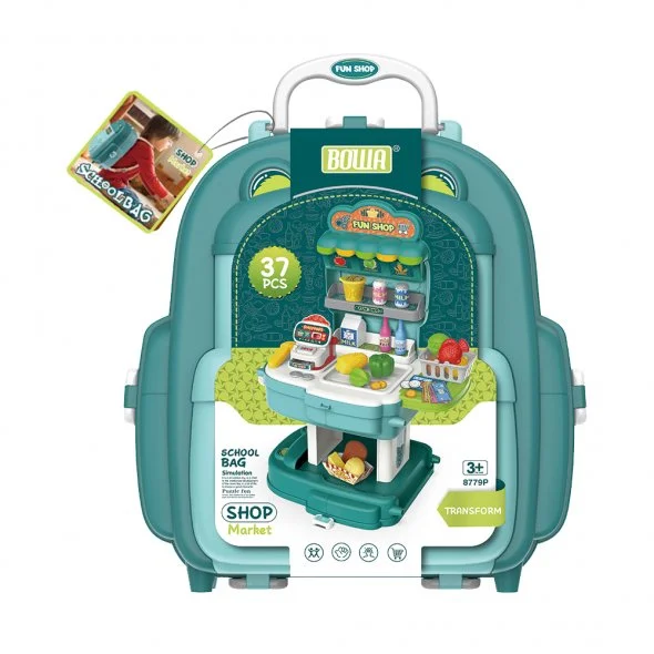 2 in 1 school bag shop market 8779p - Image 2