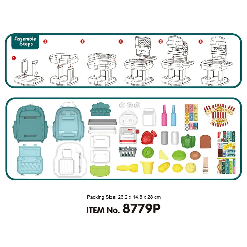 2 in 1 school bag shop market 8779p - Image 4