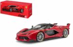 Ferrari FXX K Red Signature Series 1/18 Scale Diecast Car Model Bburago 16907 Brand new 1:18 scale diecast model of Ferrari FXX-K #88 Red Signature Series die cast model car by Bburago. Steerable front wheels that turn with the steering wheel. More coats of paint for for richer colors. Unique collector's box (Closed box with foam on all sides). Hood, doors and trunk open. Diecast metal bodies with some plastic parts. Four-wheel spring suspension. Higher detailed wheels and badging. Brand new box. Rubber tires. Detailed interior, exterior, engine compartment. Dimensions approximately L-10, W-4, H-3 inches