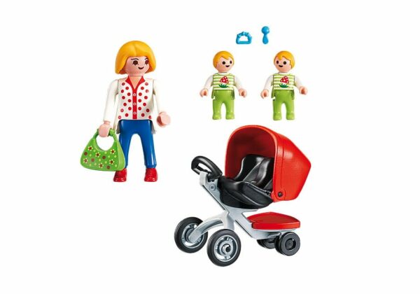 Mother with Twin Stroller Le3ab Store