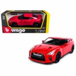 Nissan GT-R 2017 Diecast Model Kit 1:24 Bburago Assorted Colors