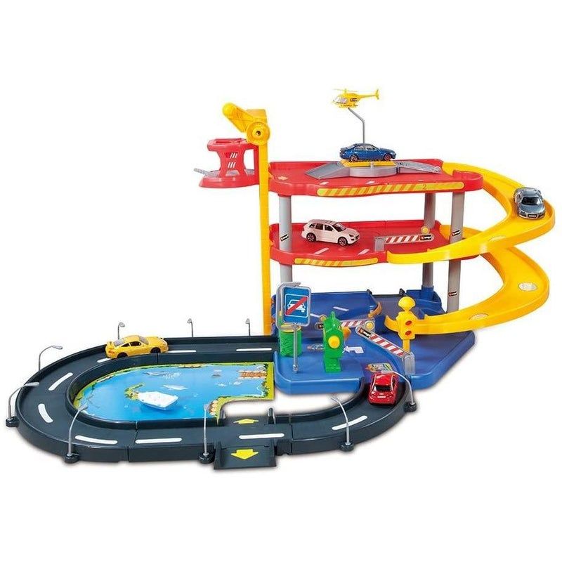 Street Fire Parking Playset Bburago Street Fire Parking Playset (1:43 Scale) Bburago