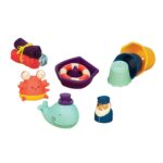 Wee B. Splashy Baby Bath Toys –B. toys (11-Pcs)