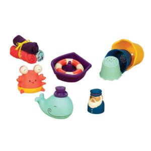 Wee B. Splashy Baby Bath Toys –B. toys (11-Pcs)