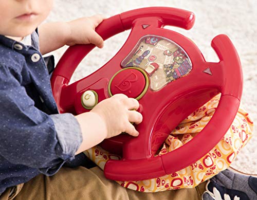 b toys by battat bx1148z youturns steering wheel interactive driving toy for 4 Le3ab Store
