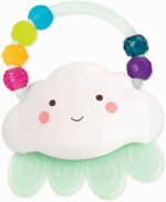 B. toys – Rain-Glow Squeeze – Light-Up Cloud Rattle for Babies 3 Months +