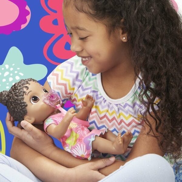 baby alive baby lil sounds interactive black hair baby doll includes dress 4 لعب ستور