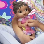 Baby Alive Baby Lil Sounds: Interactive Black Hair Baby Doll, Includes Dress and Pacifier - Image 6