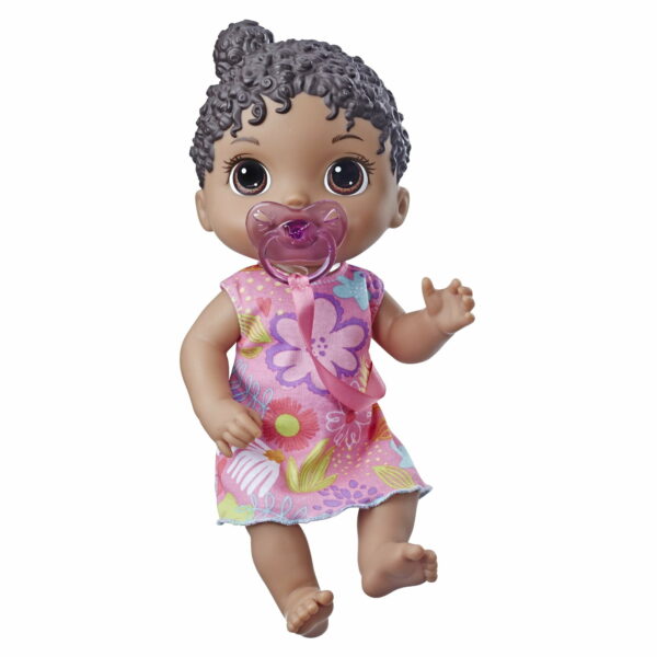 baby alive baby lil sounds interactive black hair baby doll includes dress Le3ab Store