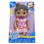 Baby Alive Baby Lil Sounds: Interactive Black Hair Baby Doll, Includes Dress and Pacifier - Image 9