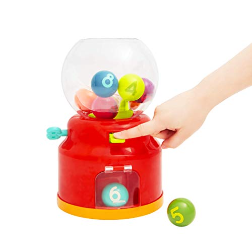 battat ball dispenser for kids mini vending machine toy 10 colorful 1 Le3ab Store