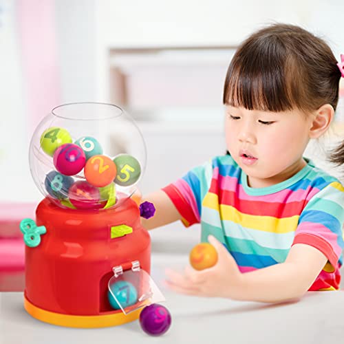battat ball dispenser for kids mini vending machine toy 10 colorful 2 Le3ab Store