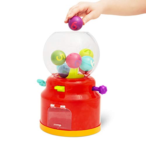battat ball dispenser for kids mini vending machine toy 10 colorful 4 Le3ab Store