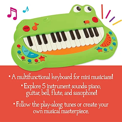 battat toddler piano toy musical instrument for kids children animal 3 Le3ab Store