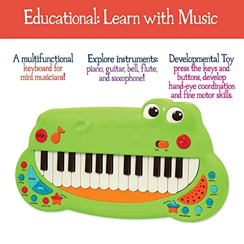 Musical Crocodile Piano Battat - Image 4
