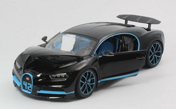 bburago 1 18 bugatti chiron czarny model odlewu samochod wyscigowy nowy w 4 Le3ab Store