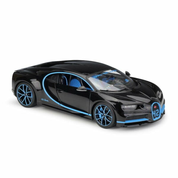 bburago 1 18 bugatti chiron czarny model odlewu samochod wyscigowy nowy w لعب ستور