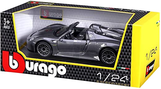 bburago 1 24 scale porsche 918 spyder diecast vehicle colors may vary Le3ab Store