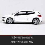 Bburago 1:24 VW Scirocco R Diecast Model Car Metal - Image 3
