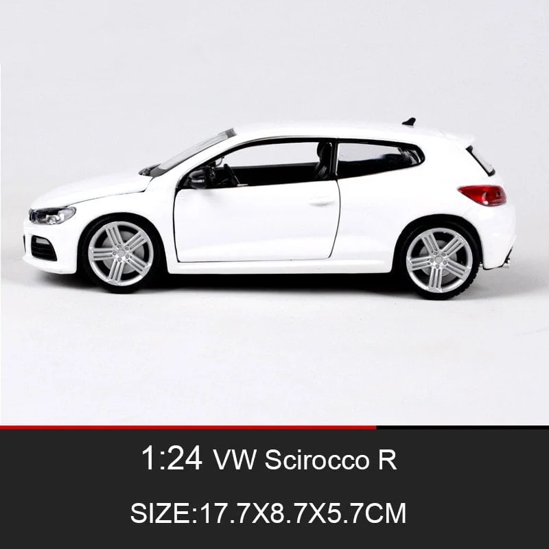Bburago 1:24 VW Scirocco R Diecast Model Car Metal - Image 3