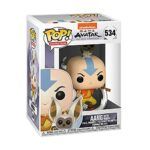 Funko POP! Animation: Avatar - Aang with Momo, Multicolor, Standard - Image 2