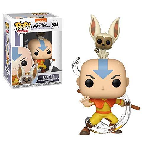 funko pop animation avatar aang with momo multicolor standard 2 Le3ab Store