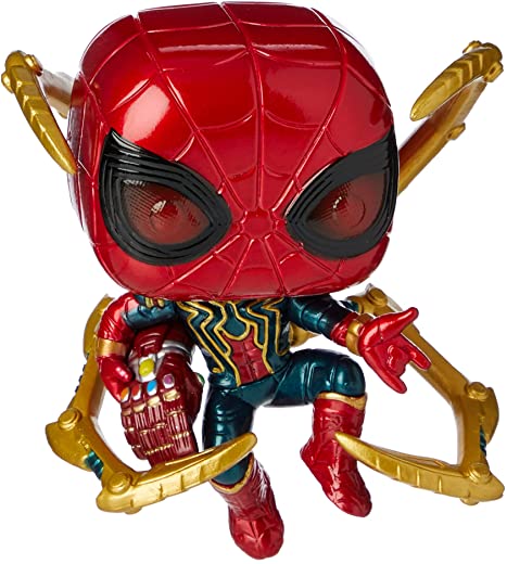 funko pop marvel avengers endgame iron spider with nano gauntlet Le3ab Store