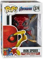 Funko Pop! Marvel: Avengers Endgame - Iron Spider with Nano Gauntlet, Multicolor (45138),3.75 inches - Image 4