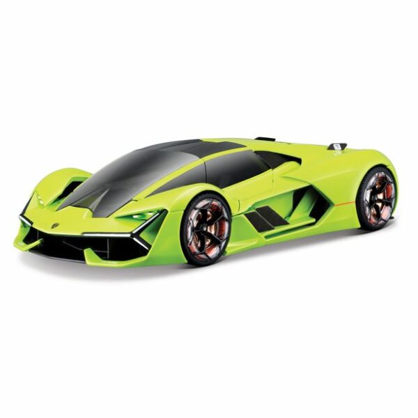 lamborghini terzo millennio lime green with black top and carbon accents 1 24 1 Le3ab Store