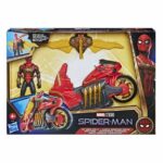 Marvel Spider-Man 6-Inch Jet Web Cycle Vehicle and Action Figure Toy With Wings - Image 2