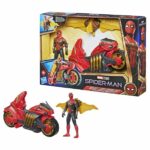 Marvel Spider-Man 6-Inch Jet Web Cycle Vehicle and Action Figure Toy With Wings - Image 3