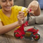 Marvel Spider-Man 6-Inch Jet Web Cycle Vehicle and Action Figure Toy With Wings - Image 7