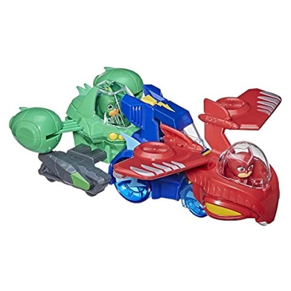 pj masks 3 in 1 combiner jet preschool toy toy set with 3 connecting cars 2 Le3ab Store
