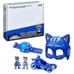 PJ Masks Catboy Power Pack Preschool Toy Set with 2 PJ-Masks-Action-Figures, Vehicle, Wristband, and-Costume-Mask - Image 2