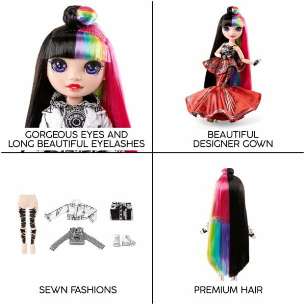 rainbow high 2021 collector doll jett dawson with black and multicolored 4 Le3ab Store