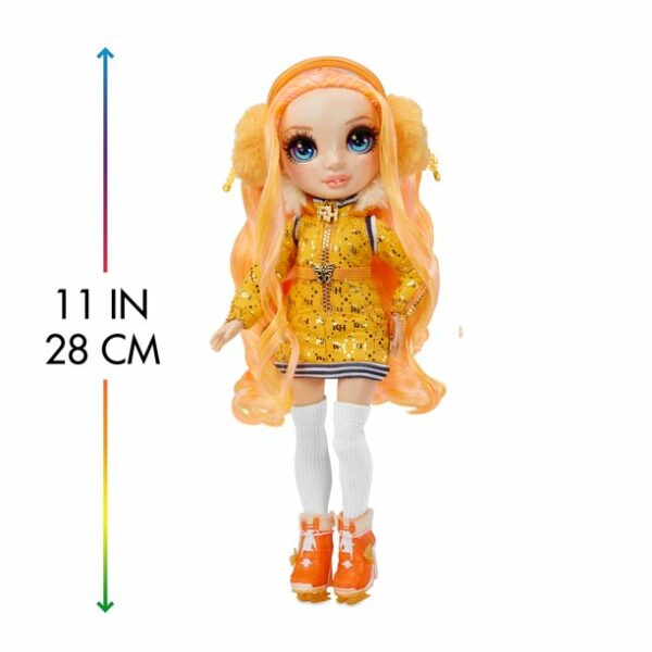 rainbow high winter break poppy rowan orange winter break fashion doll and 3 Le3ab Store