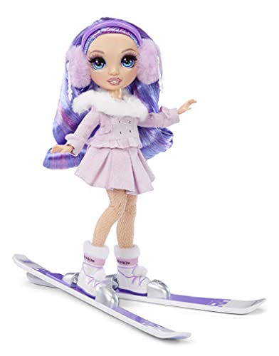 rainbow high winter violet willow purple fashion doll and playset with 2 2 Le3ab Store