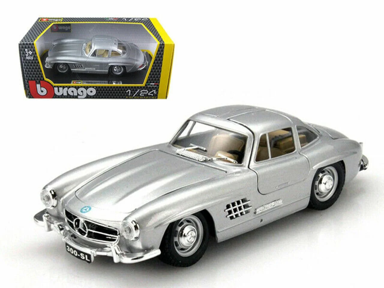 Mercedes-Benz 300 Sl (1954) 1/24 Bburago - Image 2
