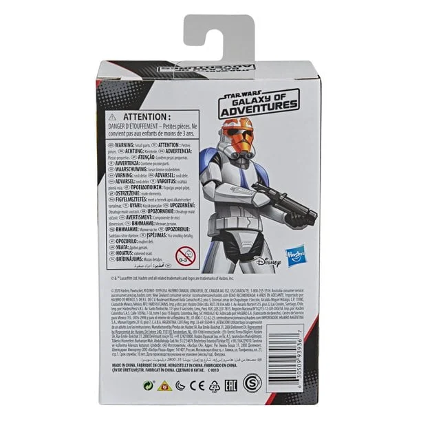 Star Wars Galaxy of Adventures Ahsoka's Clone Trooper Action Figure Set, 2 Pieces - Image 2