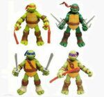 Teenage Mutant Ninja Turtles Classic Collection TMNT 4 Pc Action Figures Toys