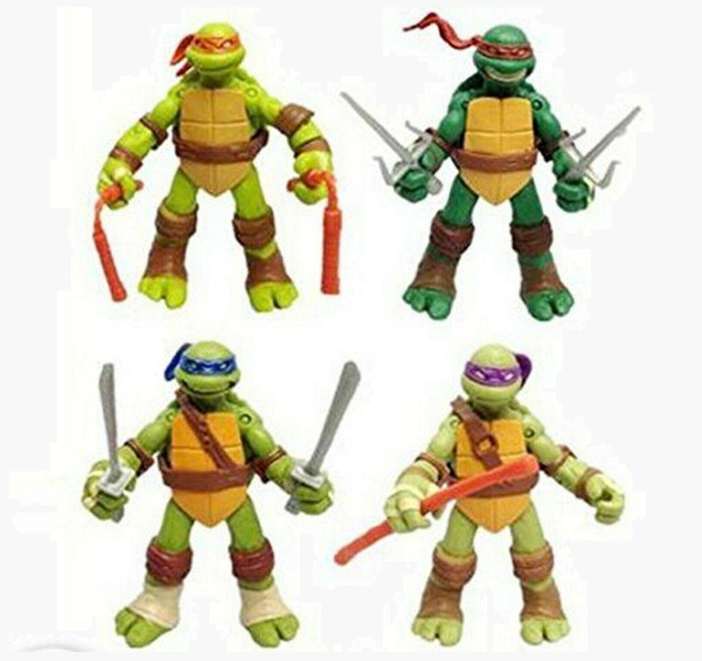 Teenage Mutant Ninja Turtles Classic Collection TMNT 4 Pc Action Figures Toys Teenage Mutant Ninja Turtles Classic Collection TMNT 4 Pc Action Figures Toys - Image 1