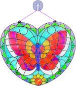 Melissa& Doug Stained Glass Made Easy Stickers Butterfly - Image 4