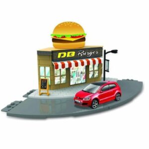 Street Fire City Fast Food playset 1:43 Bburago