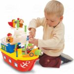 Kiddieland Light N Sound Activity Pirate Boat 038075
