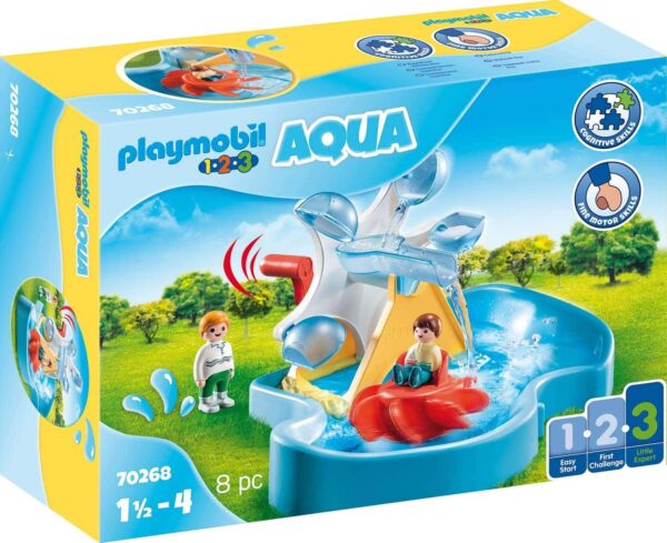 Playmobil AQUA Water Wheel Carousel Playset لعب ستور