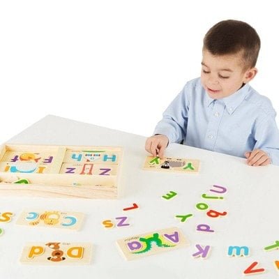 melissa doug abc picture boards educational toy with 13 double sided 1 لعب ستور