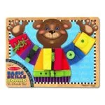 Melissa & Doug Basic Skills Board and Puzzle - Wooden Educational Toy - Image 5